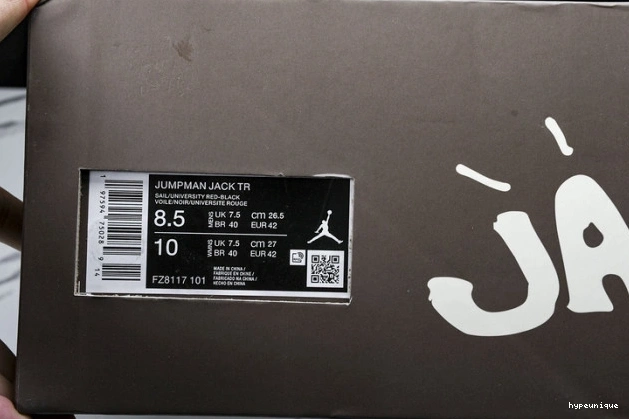 HYPE TR Travis University Red Scott Jordan Jumpman FZ8117-101 Jack x 0818